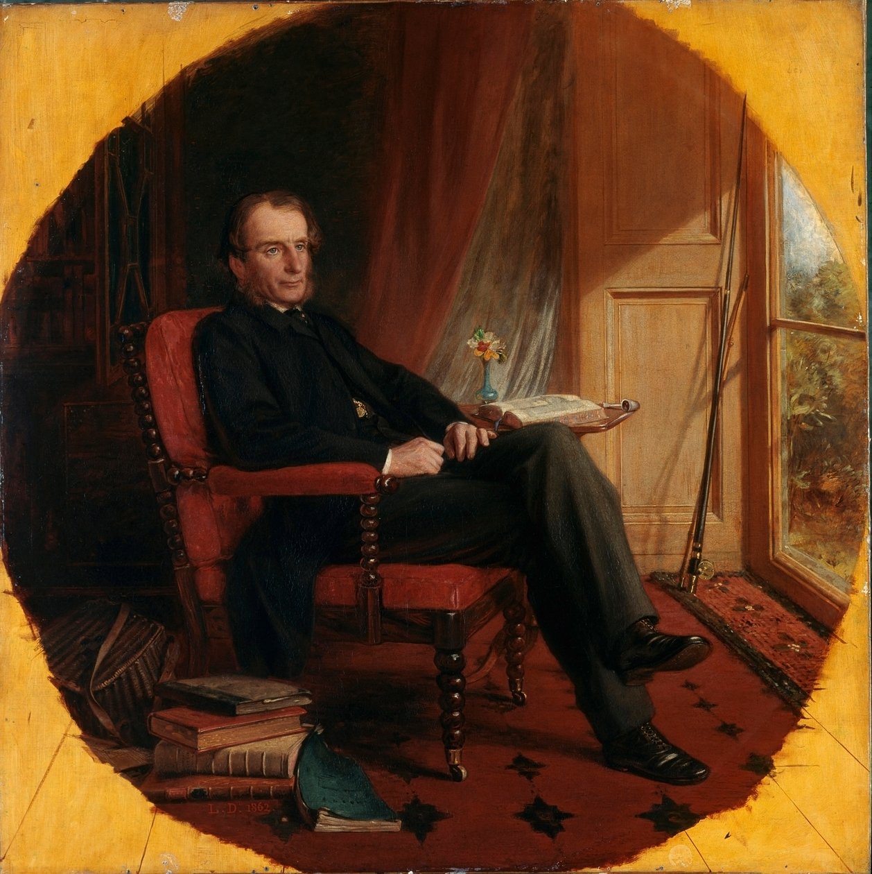 Portrait of the English Writer Charles Kingsley by Lowes Cato Dickinson