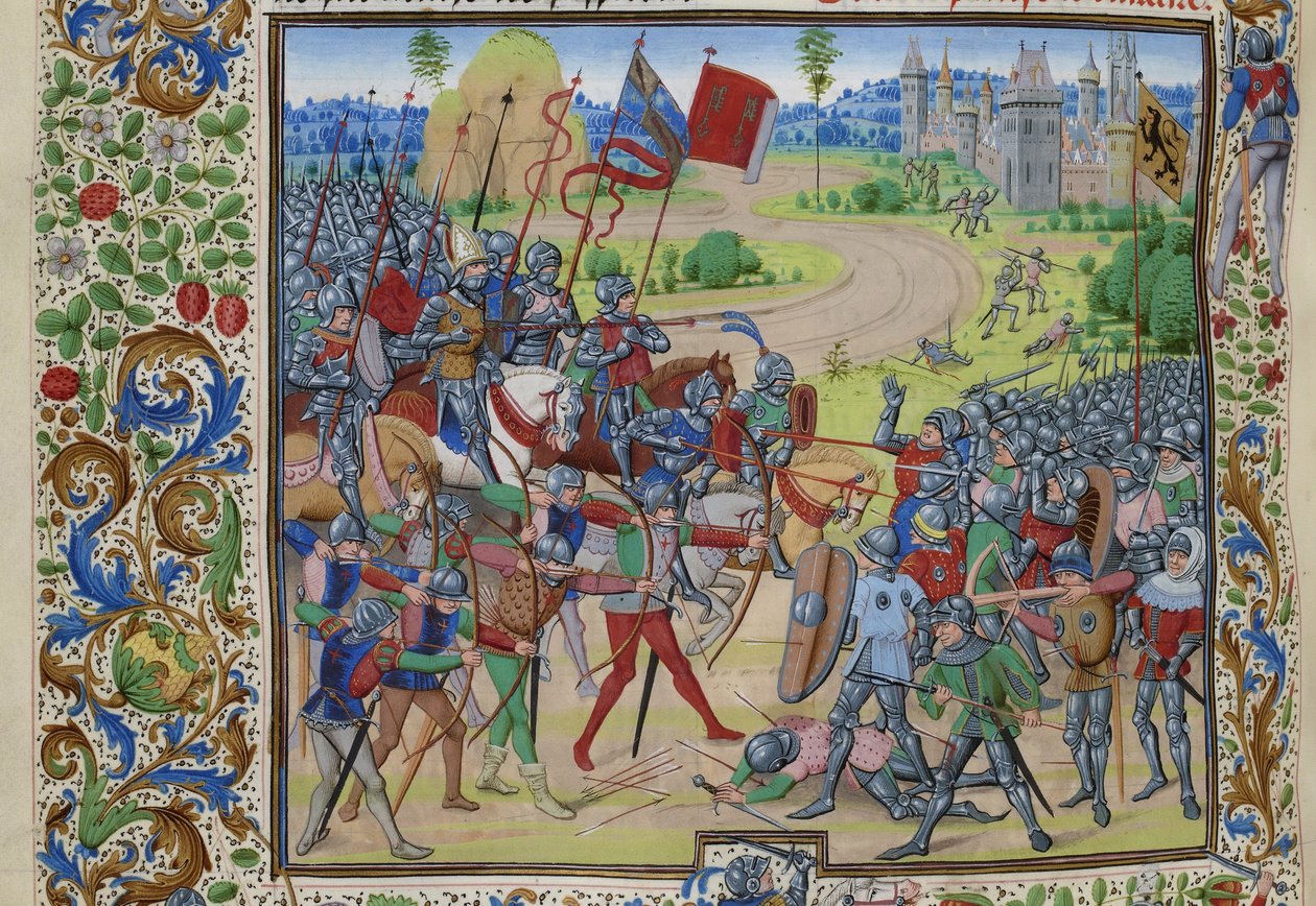 The Battle of Dunkirk on 25 May 1383, ca. 1470-1475 by Loyset Liedet