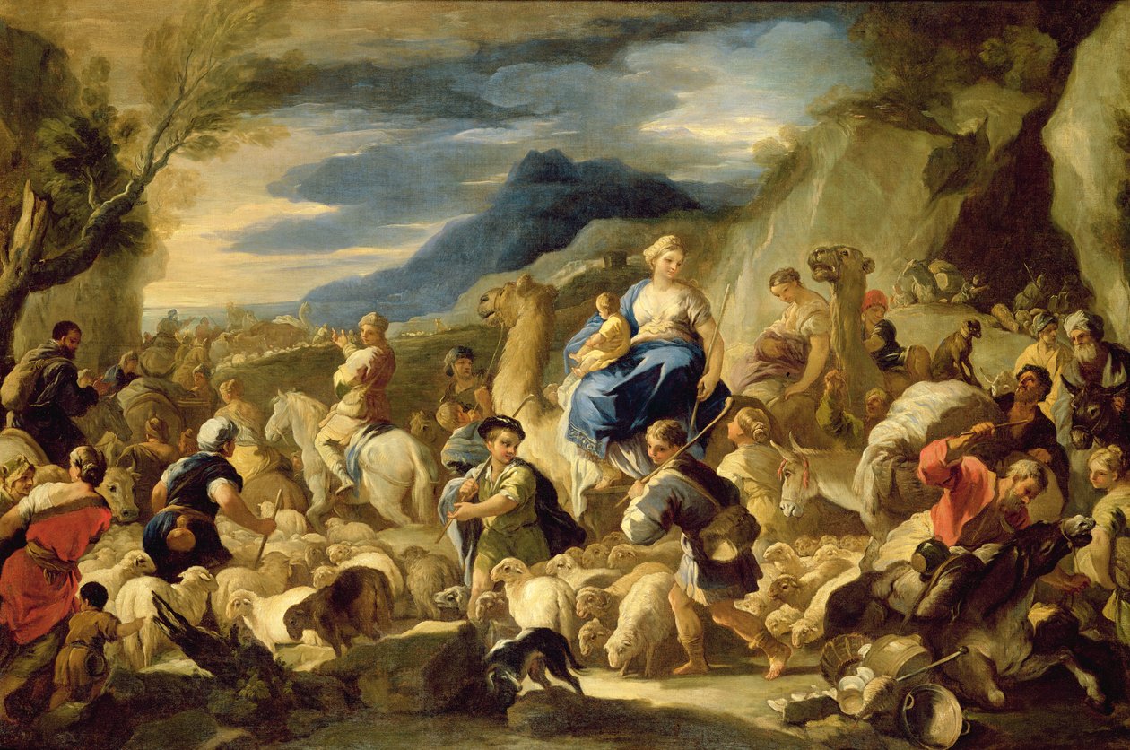 Jacobs Journey to Canaan by Luca Giordano