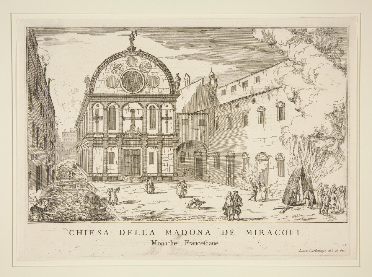 Chiesa della Madona de Miracoli by Luca Carlevarijs