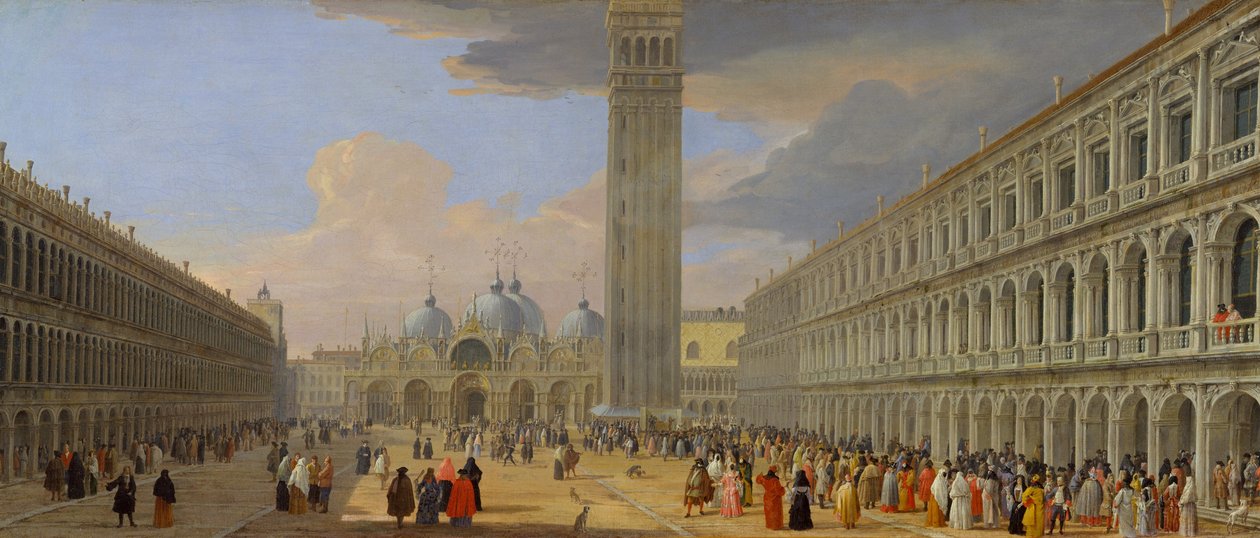 Piazza San Marco, Venice by Luca Carlevaris