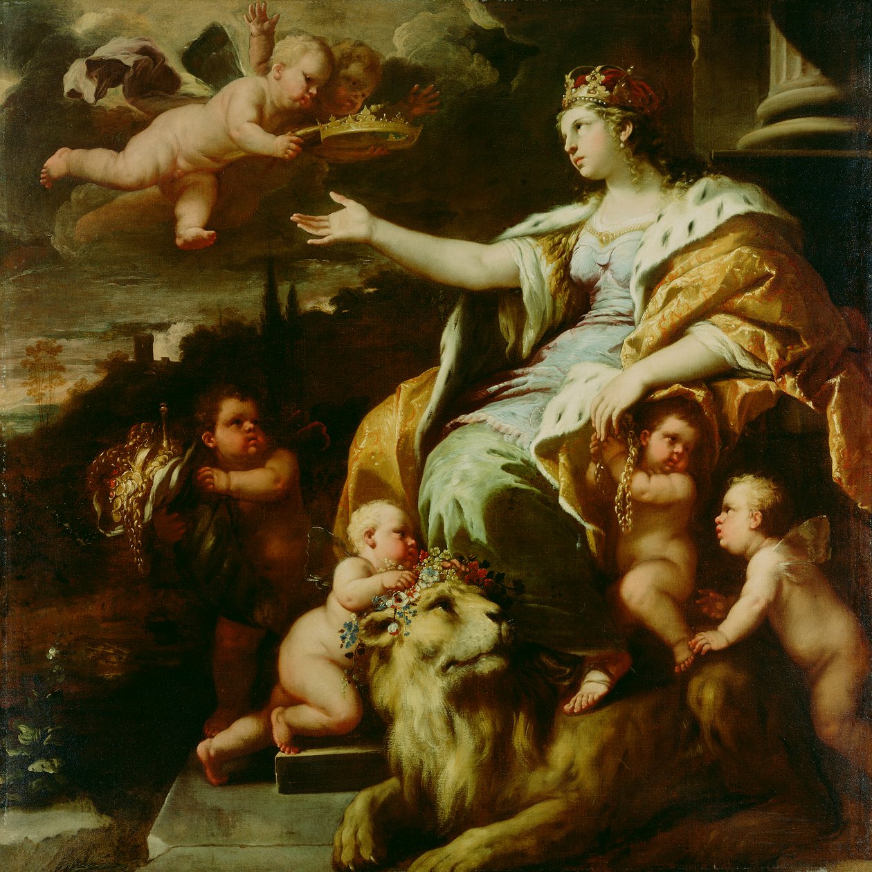 Allegory of Magnanimity by Luca Giordano
