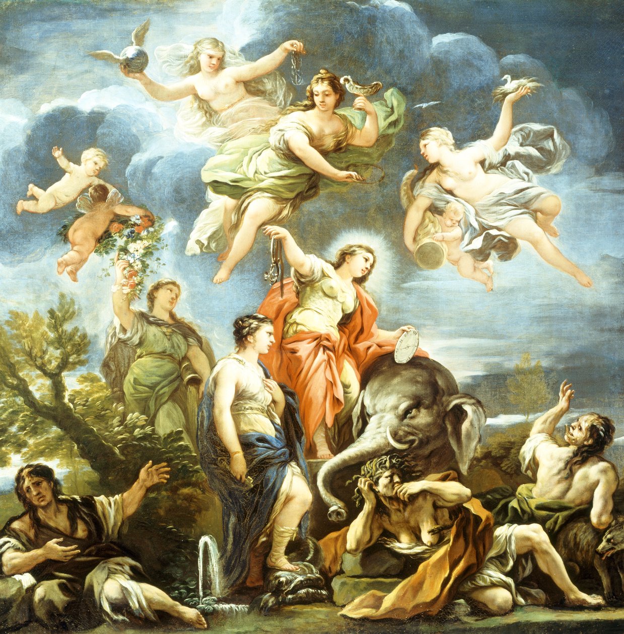 Allegory of Temperance by Luca Giordano