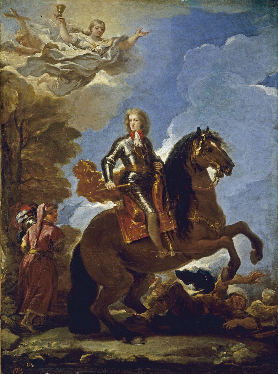Equestrian Portrait of Charles II of Spain by Luca Giordano