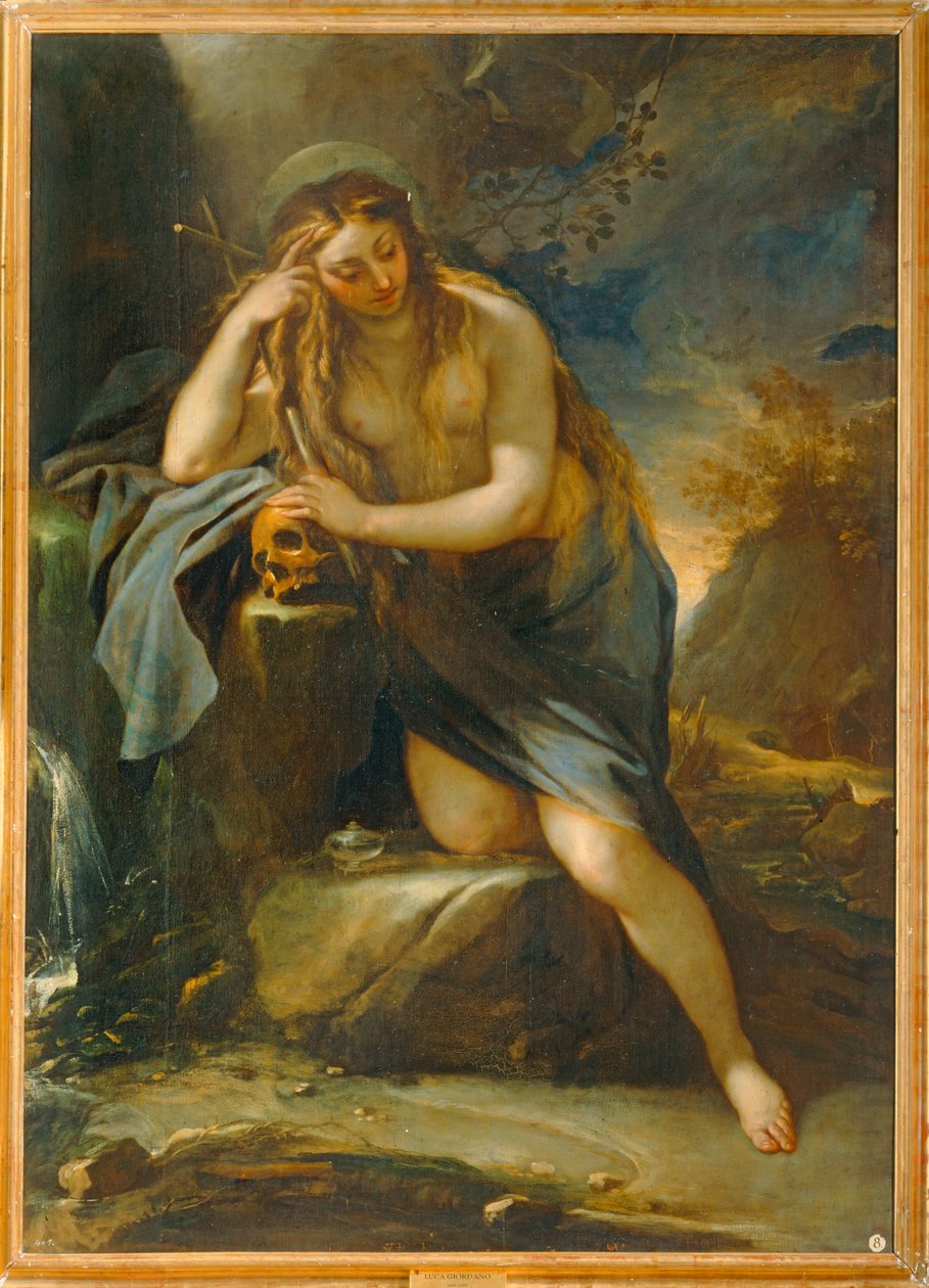 Mary Magdalen Repentant by Luca Giordano