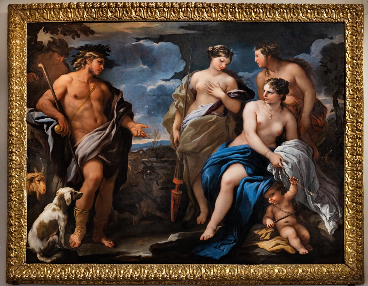 The Judgment of Paris (second half 17th century) by Luca Giordano
