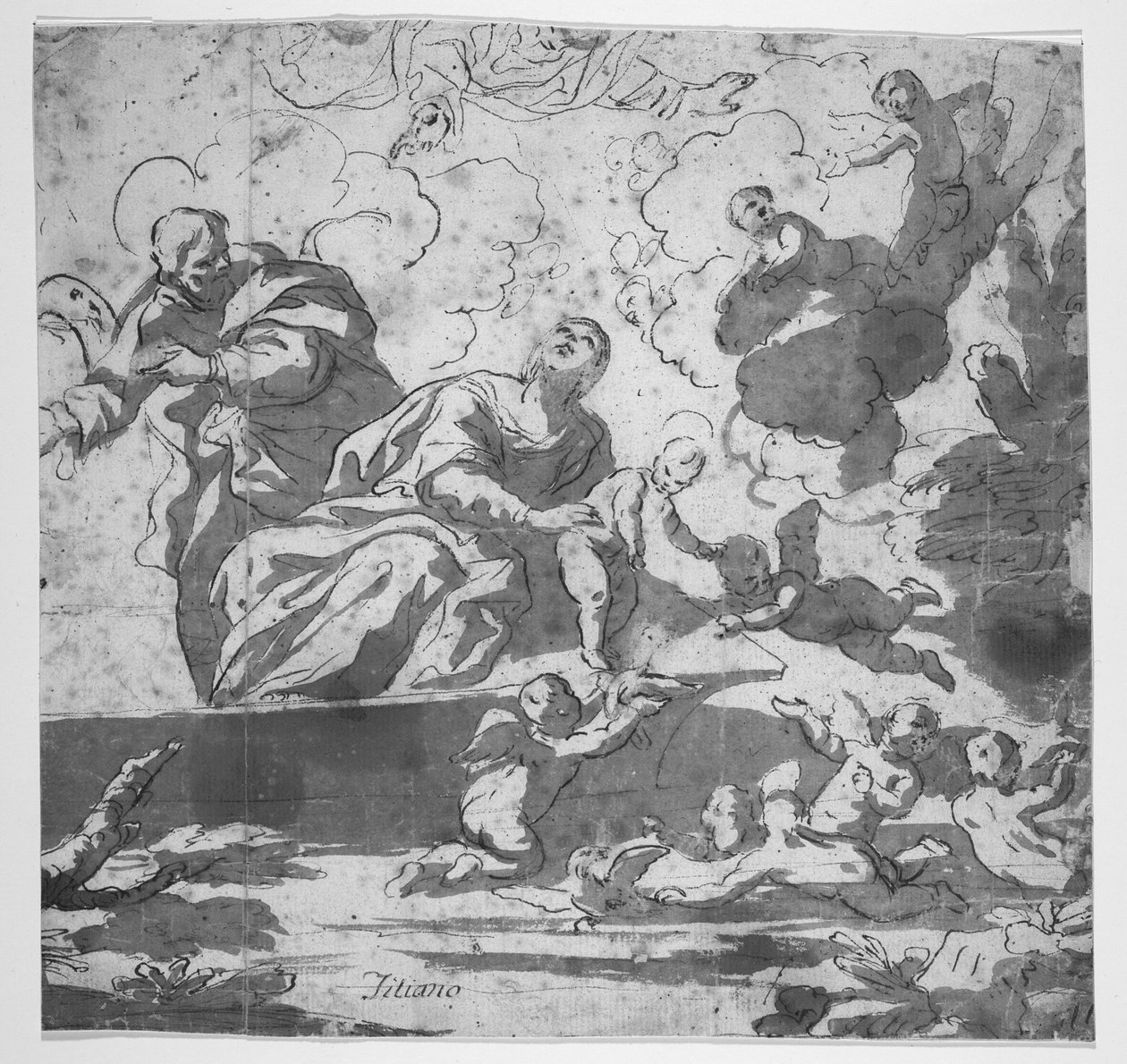 The Crossing of the Nile on the Flight into Egypt by Luca Giordano