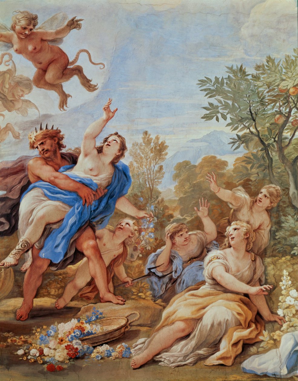 The Rape of Proserpina by Luca Giordano: Fine art print