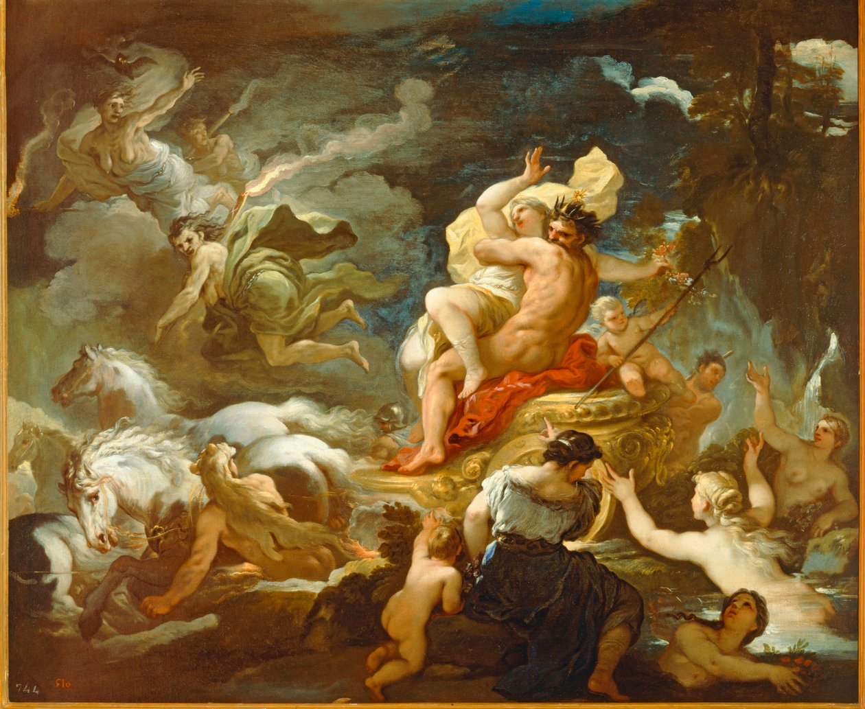 The Rape of Proserpina by Hades by Luca Giordano