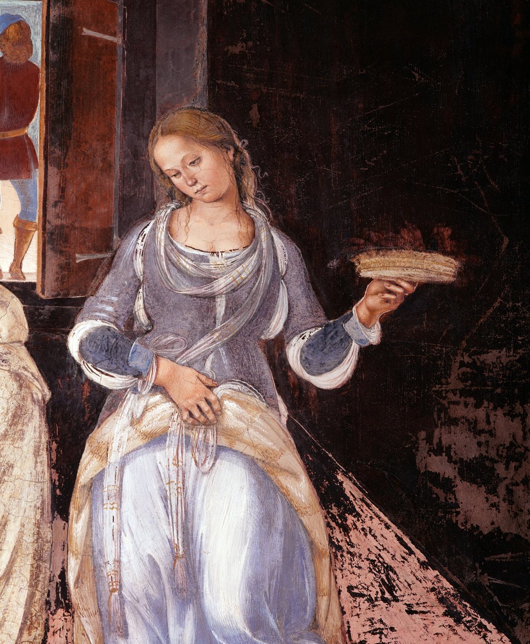 Benedict Told the Monks Where and When They Ate Outside the Monastery (detail) by Luca Signorelli