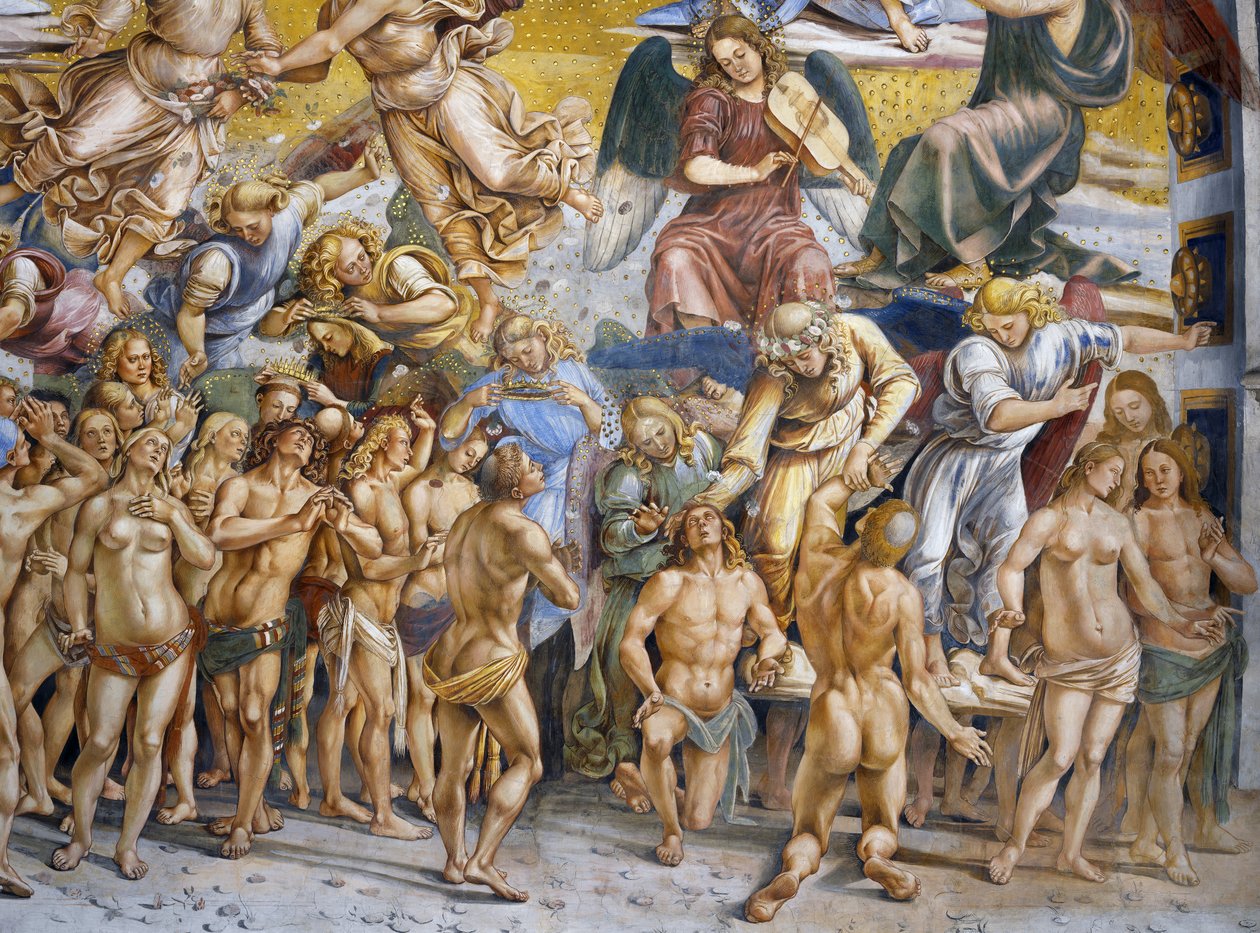Blessed in Paradise by Luca Signorelli