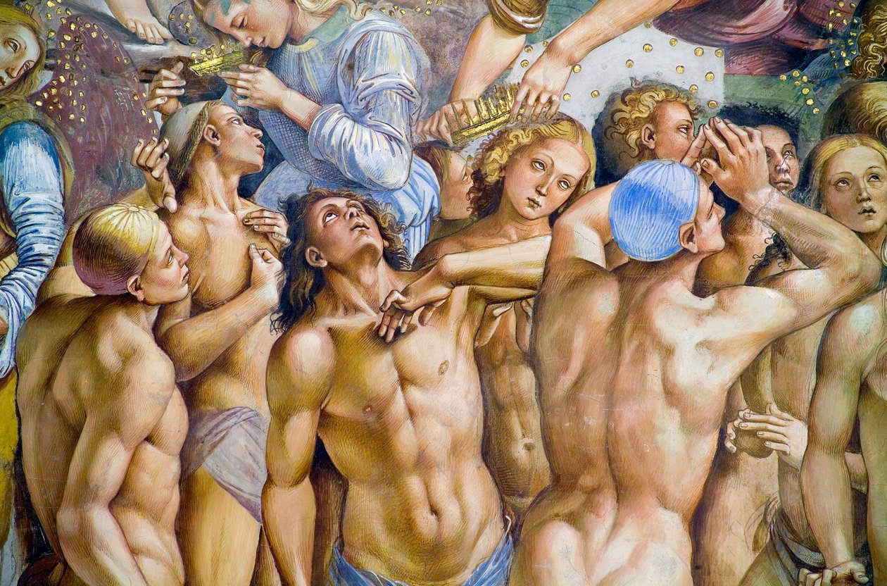 Elect, from Last Judgment fresco cycle by Luca Signorelli