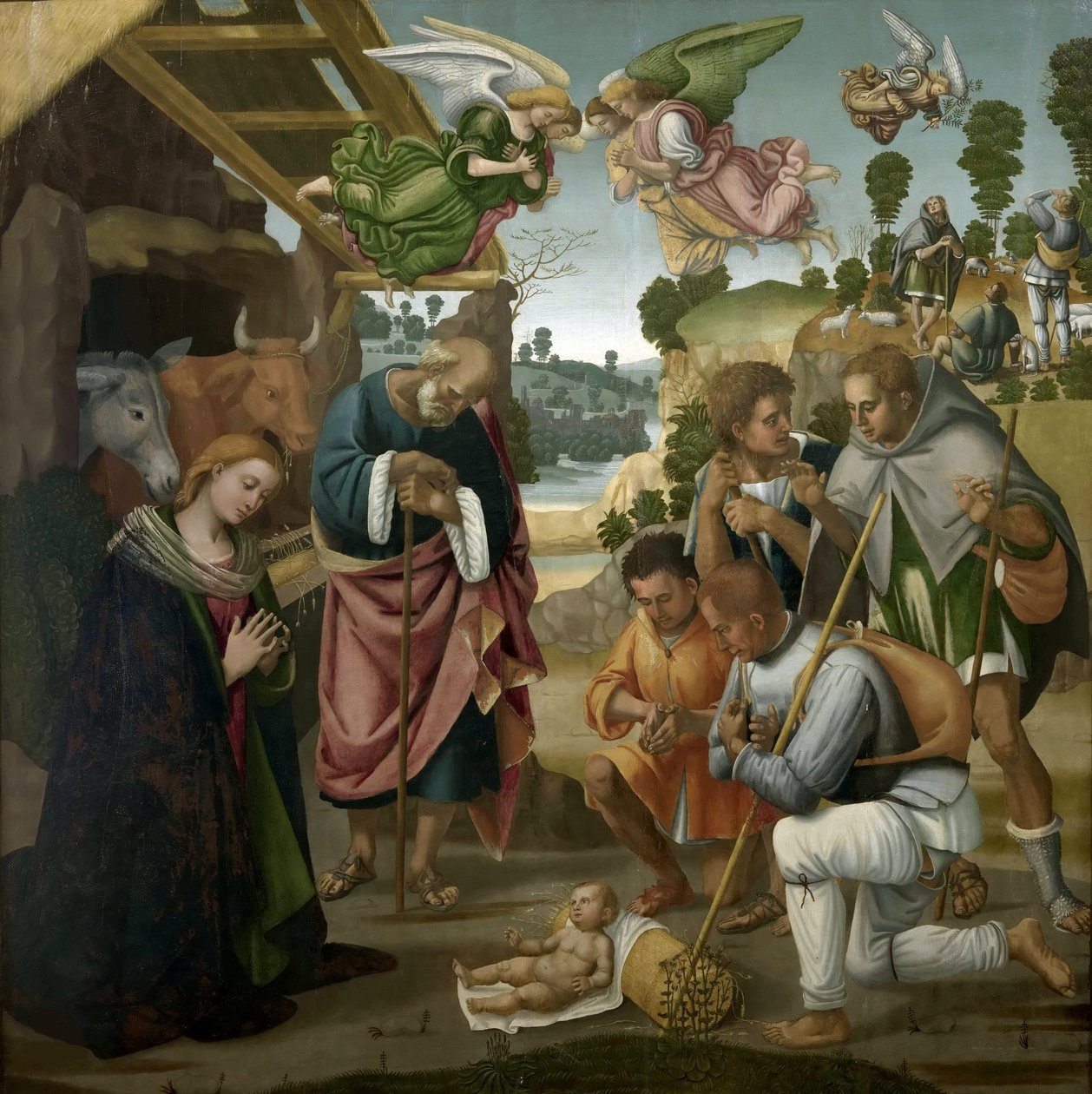 The Adoration of the Shepherds, 1522 by Luca Signorelli