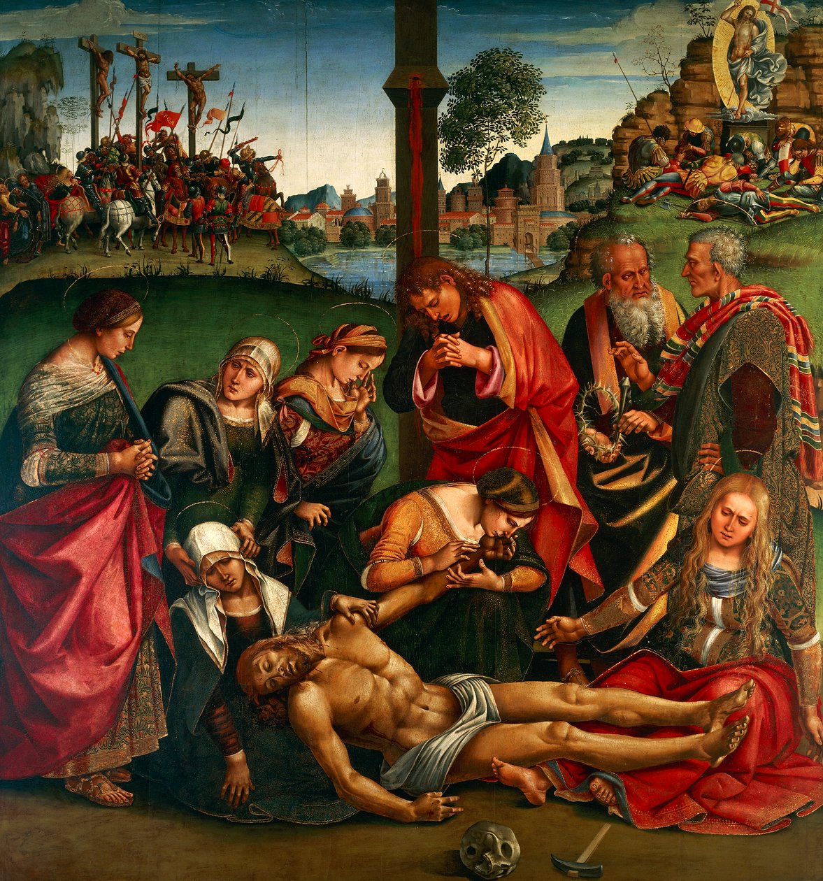The Deposition or the Lamentation over the Dead Christ by Luca Signorelli