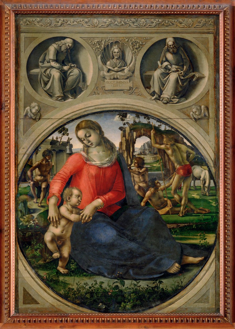The Virgin with the Infant Jesus and Various Figures by Luca Signorelli