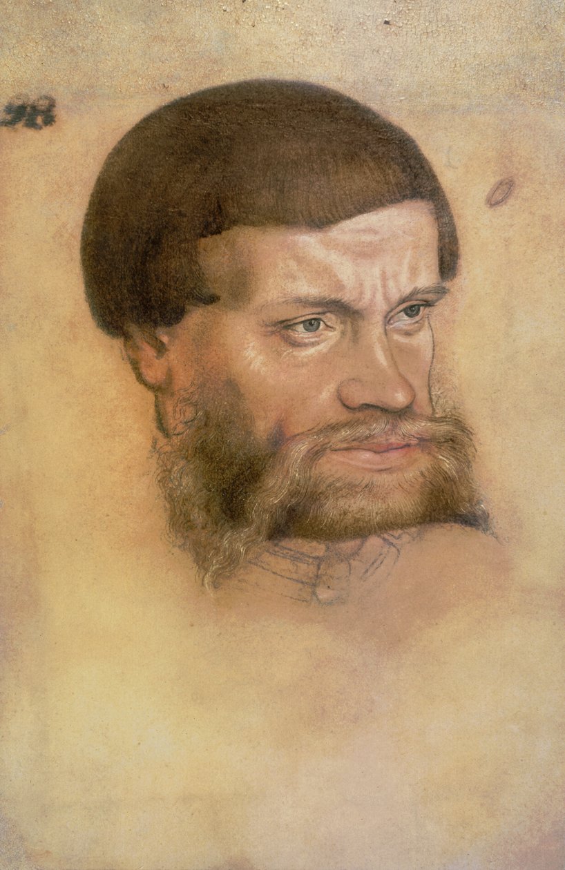 Portrait thought to be of John the Steadfast, Elector of Saxony by Lucas Cranach the Elder