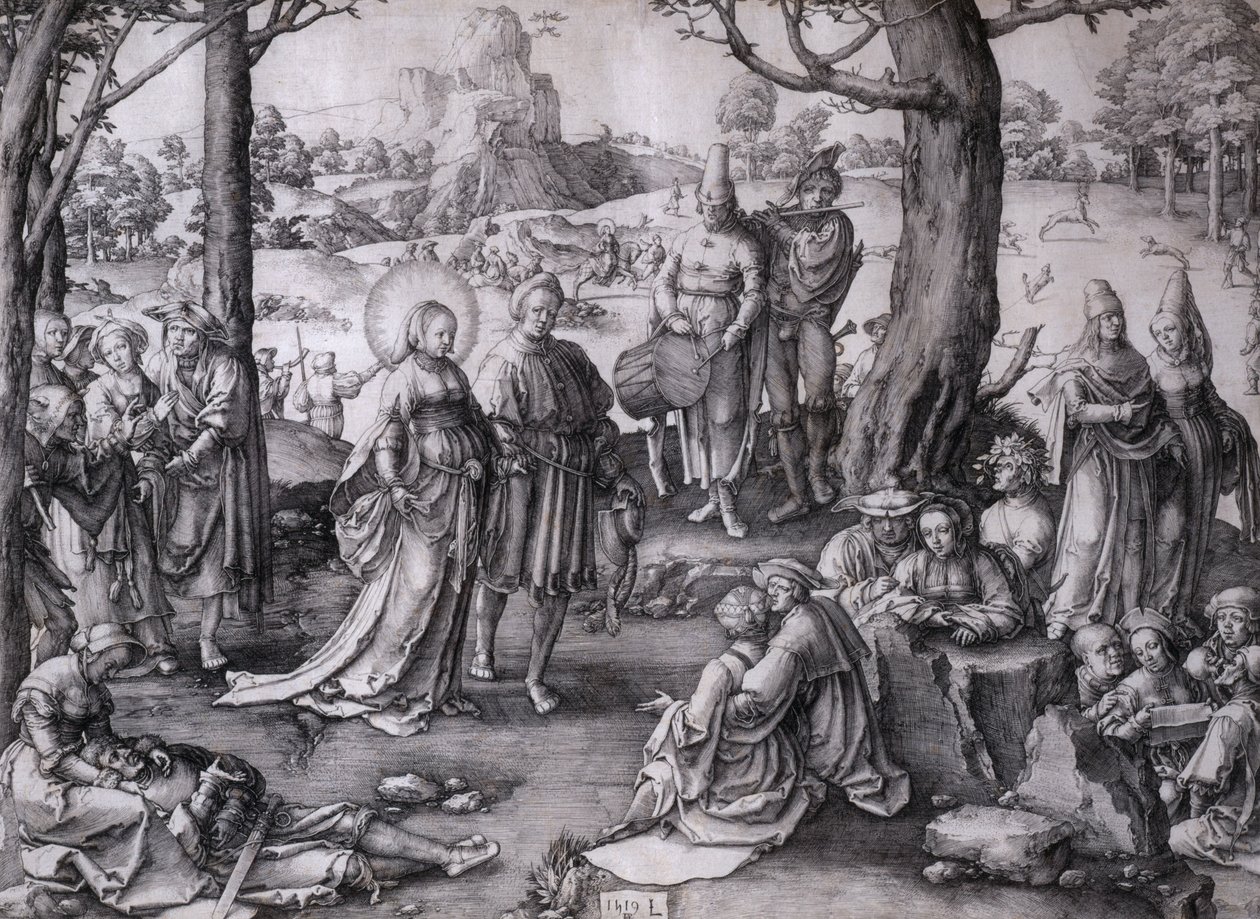 The Dance of Saint Mary Magdalene by Lucas van Leyden