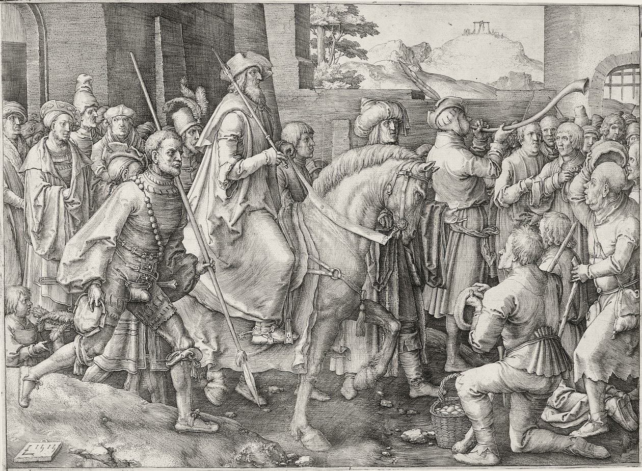 The Triumph of Mordecai by Lucas van Leyden