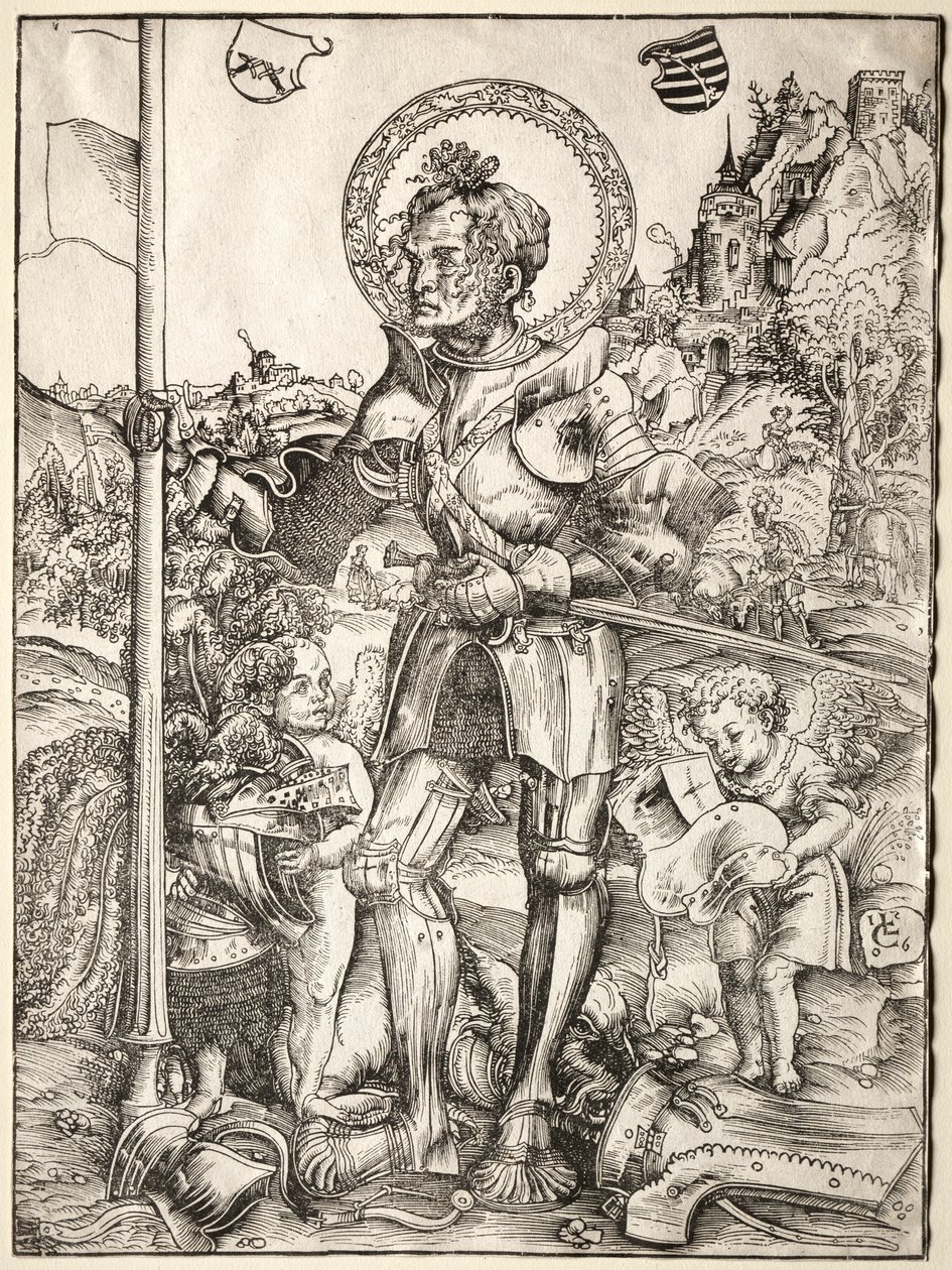 Saint George Standing by Lucas Cranach