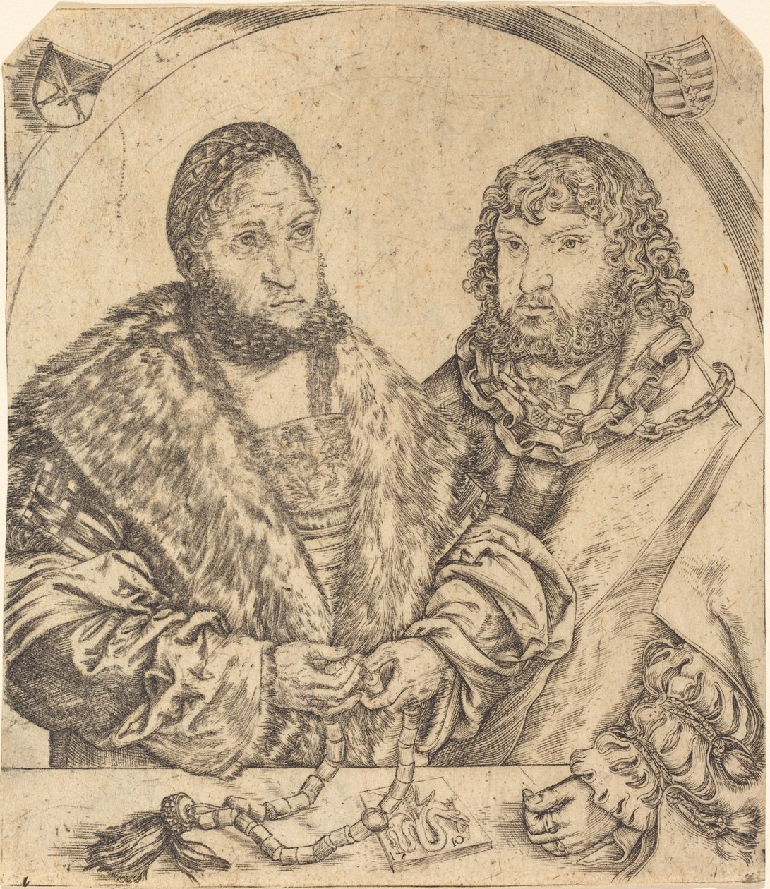 Frederick the Wise and John the Constant of Saxony by Lucas Cranach the Elder
