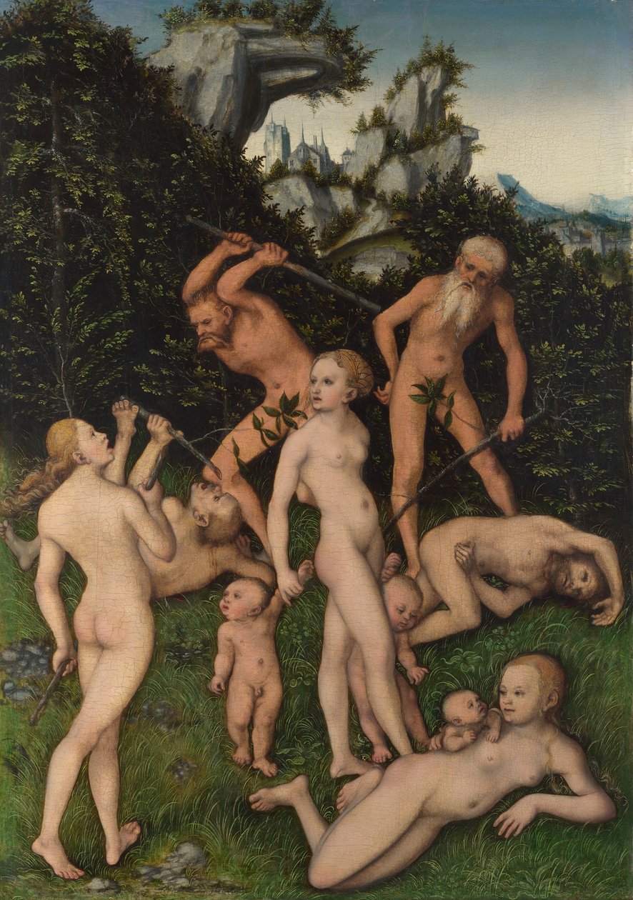 The Fruits of Jealousy (The Close of the Silver Age) by Lucas Cranach the Elder