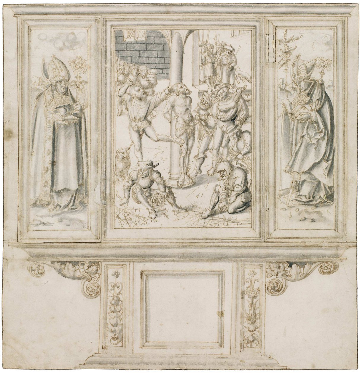 Altar Sketch by Lucas Cranach the Elder