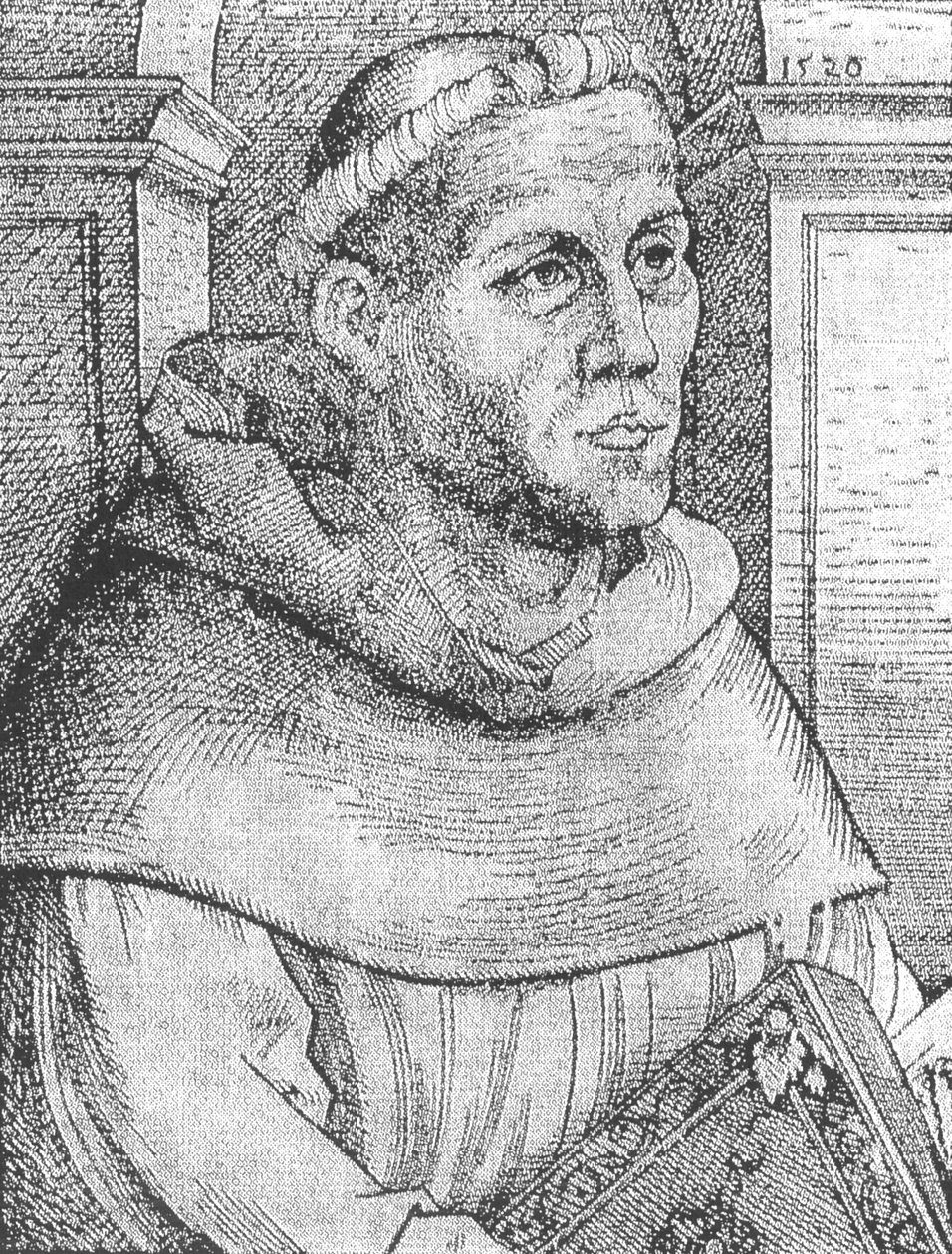 Martin Luther as a Monk by Lucas Cranach the Elder