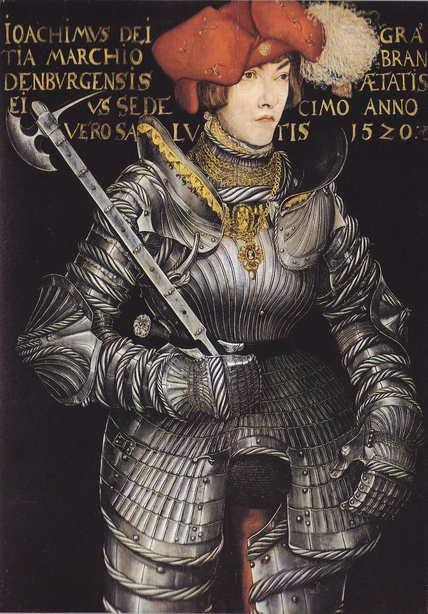 Portrait of Joachim II of Brandenburg as Prince Elector by Lucas Cranach the Elder