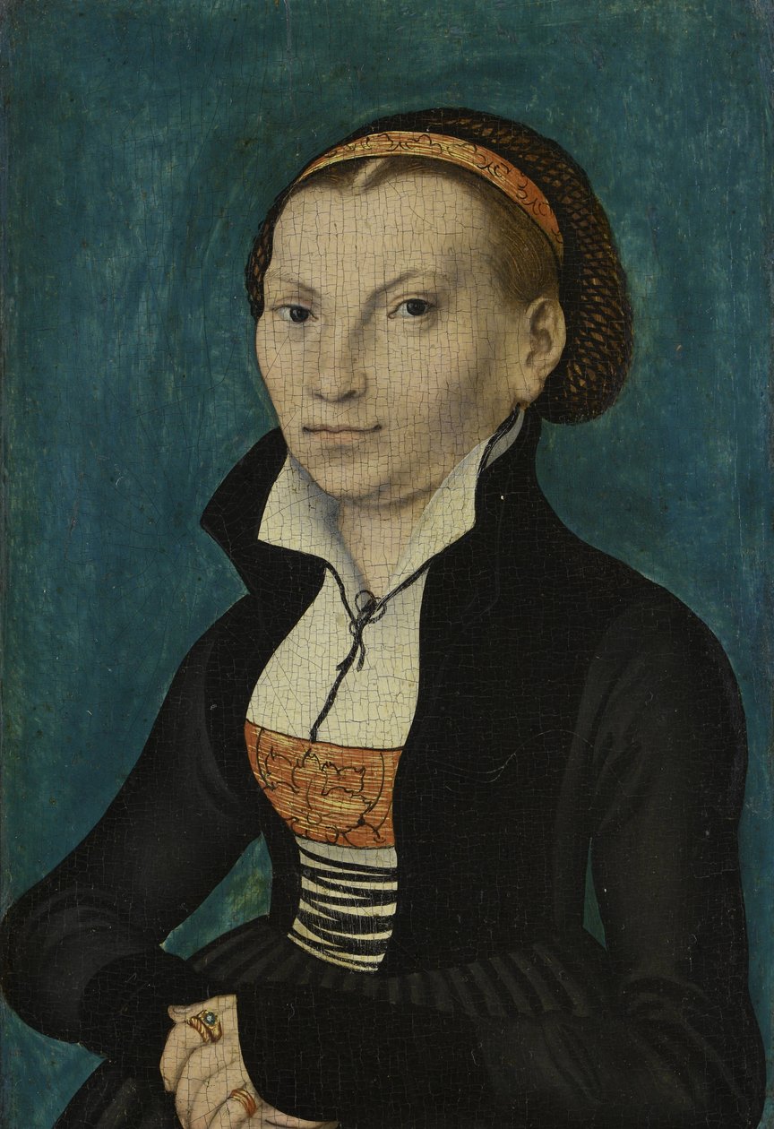 Portraits of Martin Luther and Katharina von Bora by Lucas Cranach the Elder