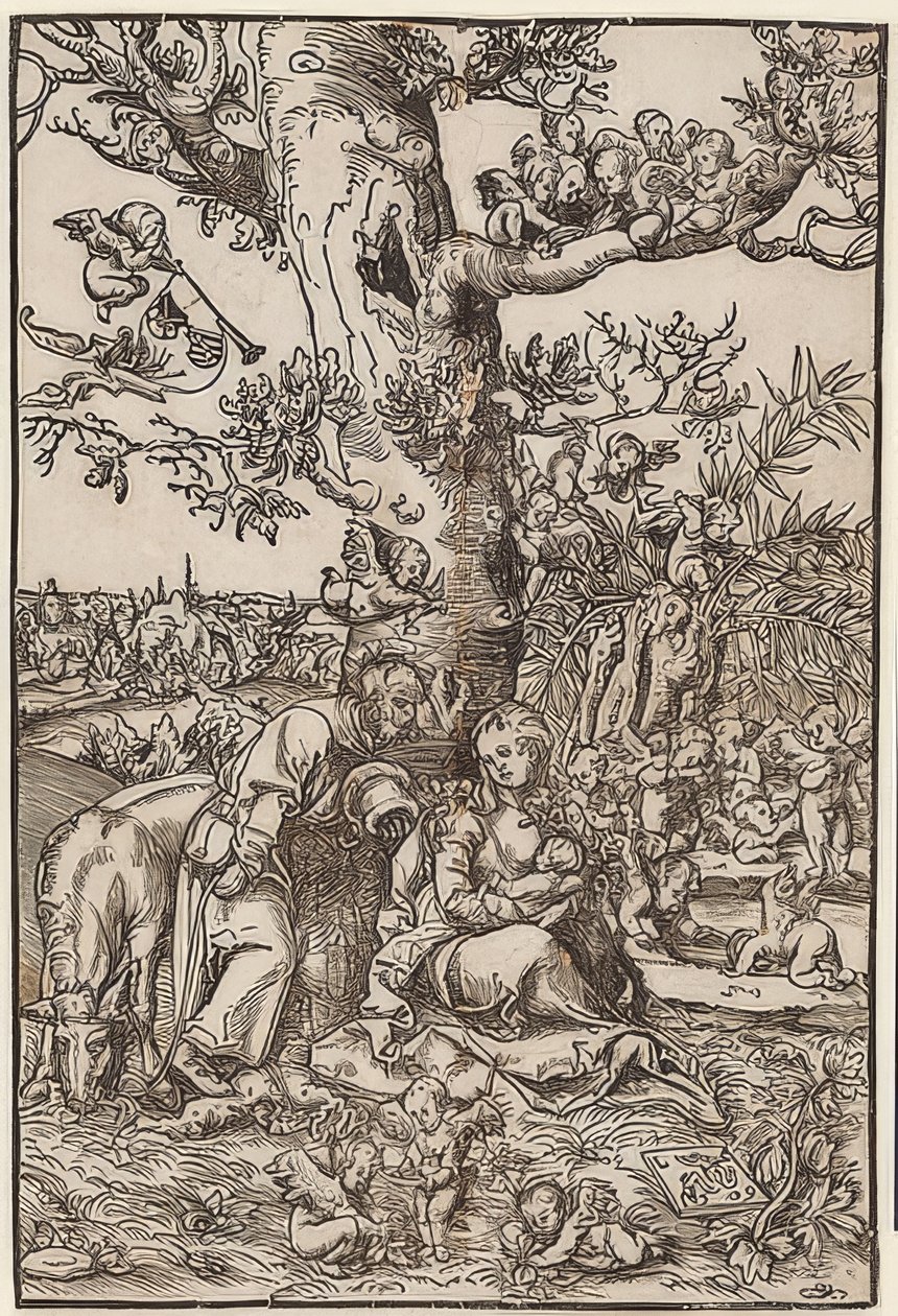 Rest on the Flight into Egypt by Lucas Cranach the Elder