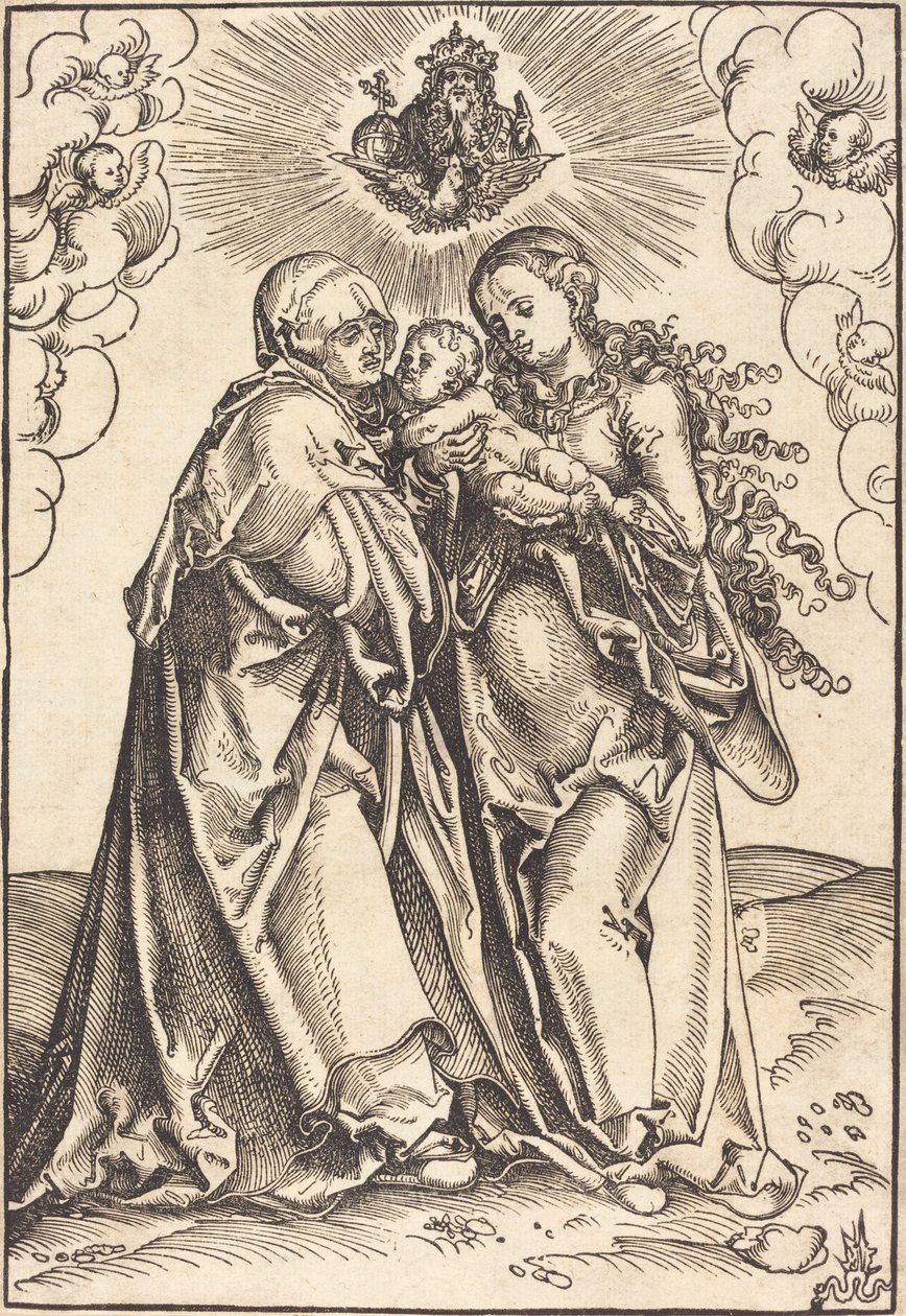 Saint Anne and the Virgin with the Child by Lucas Cranach the Elder