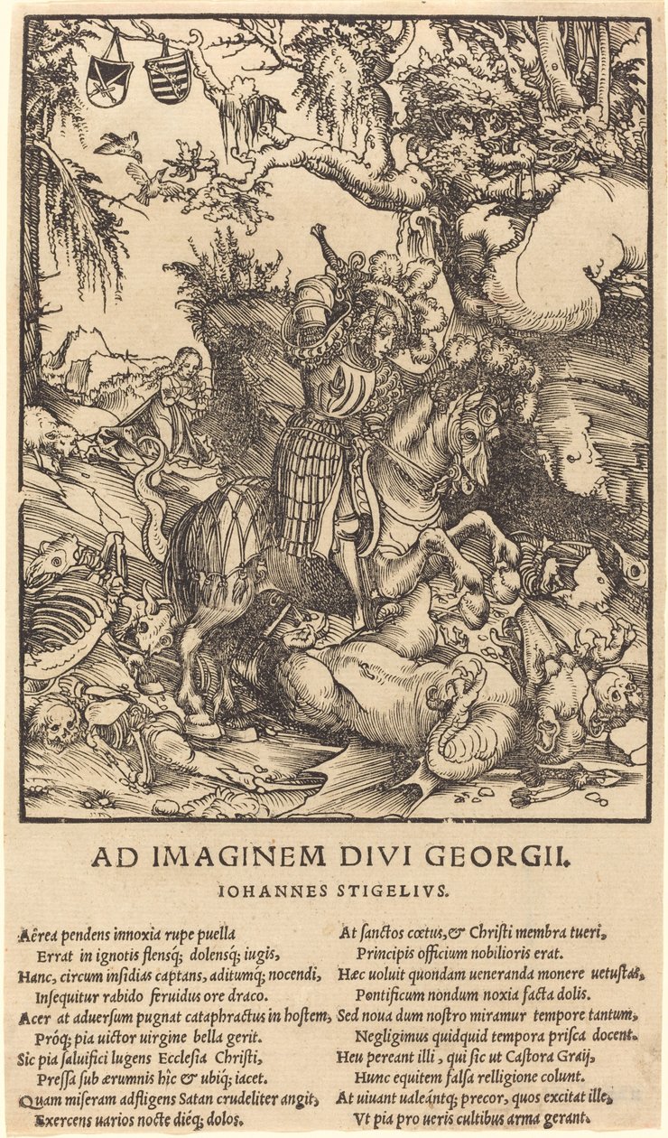 Saint George and the Dragon by Lucas Cranach the Elder