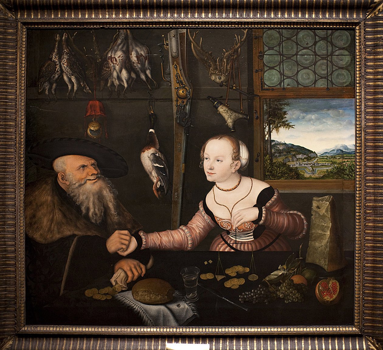 The Ill matched Couple by Lucas Cranach the Elder