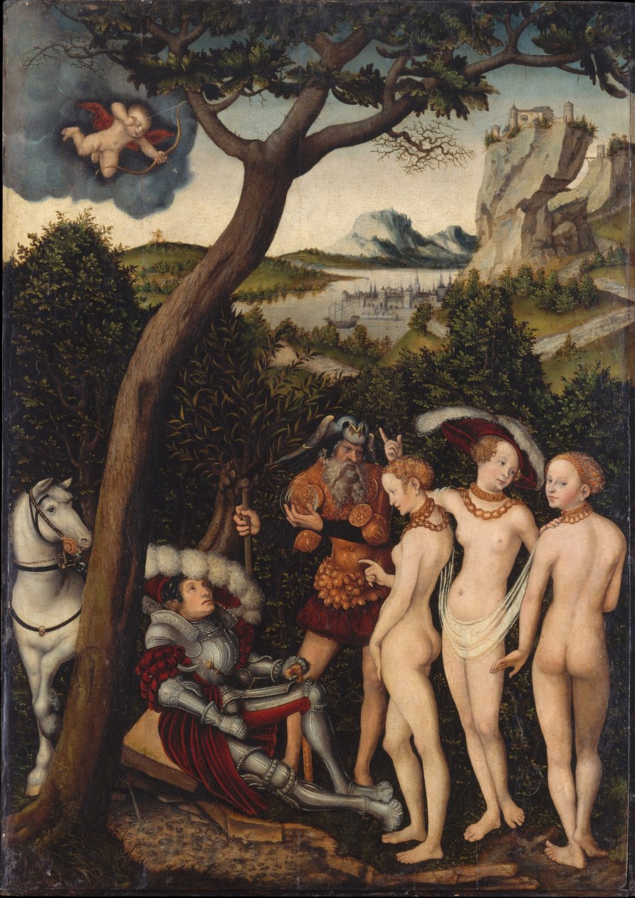 The Judgement of Paris by Lucas Cranach the Elder