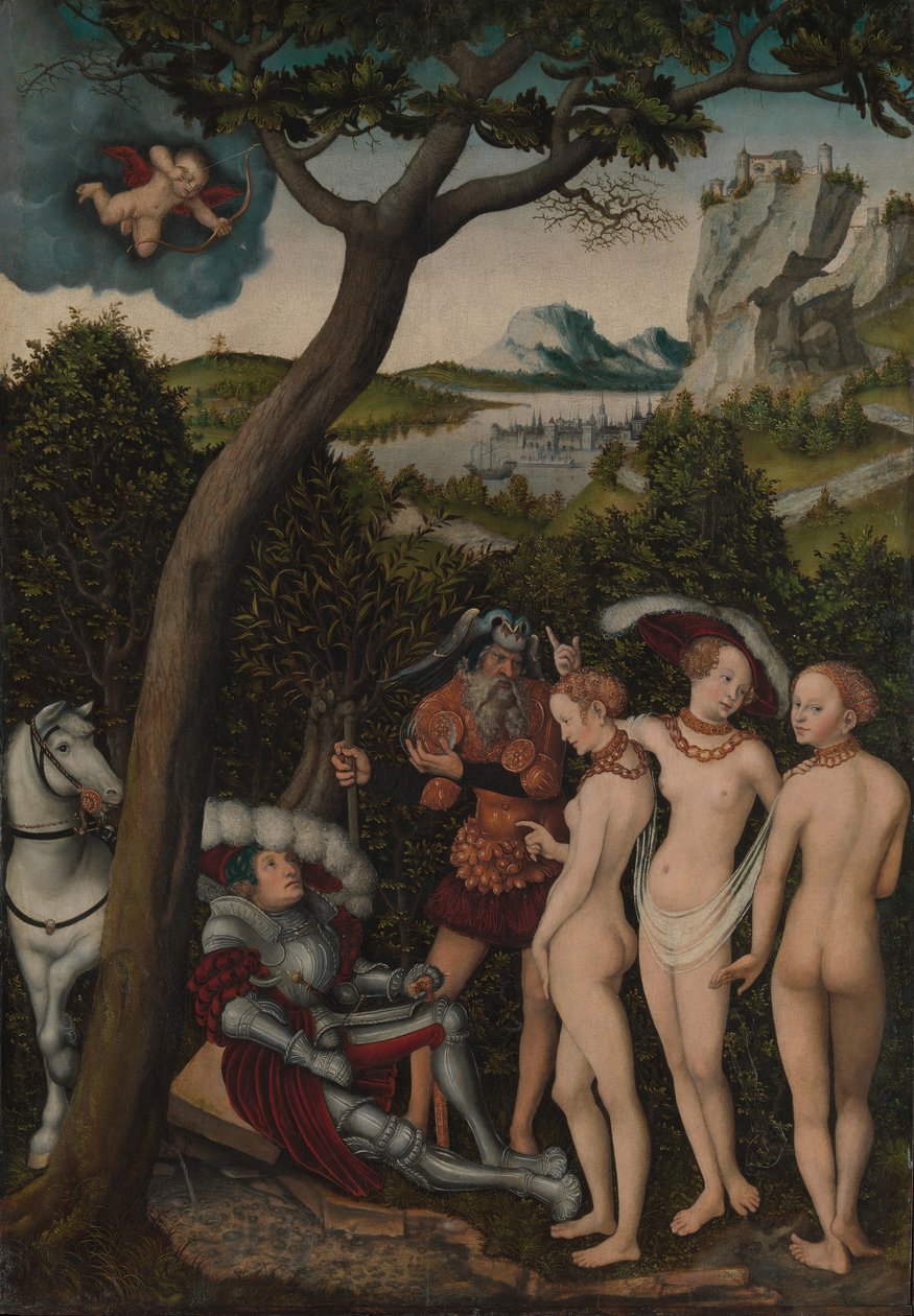 The Judgment of Paris by Lucas Cranach the Elder