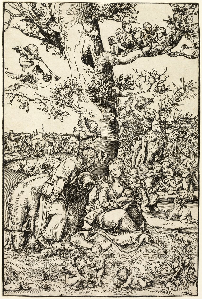The Rest on the Flight into Egypt by Lucas Cranach the Elder