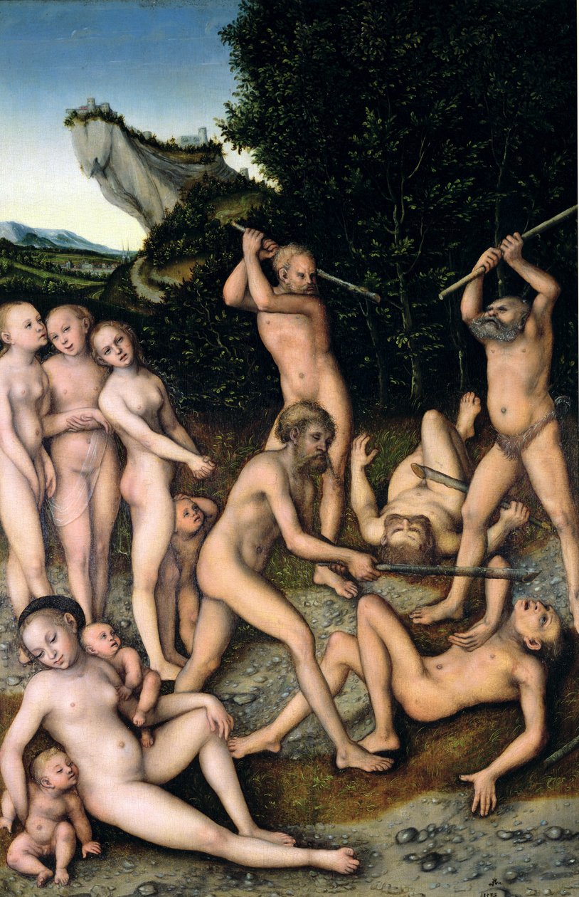 The Silver Age or The Effects of Jealousy, 1535 by Lucas Cranach the Elder