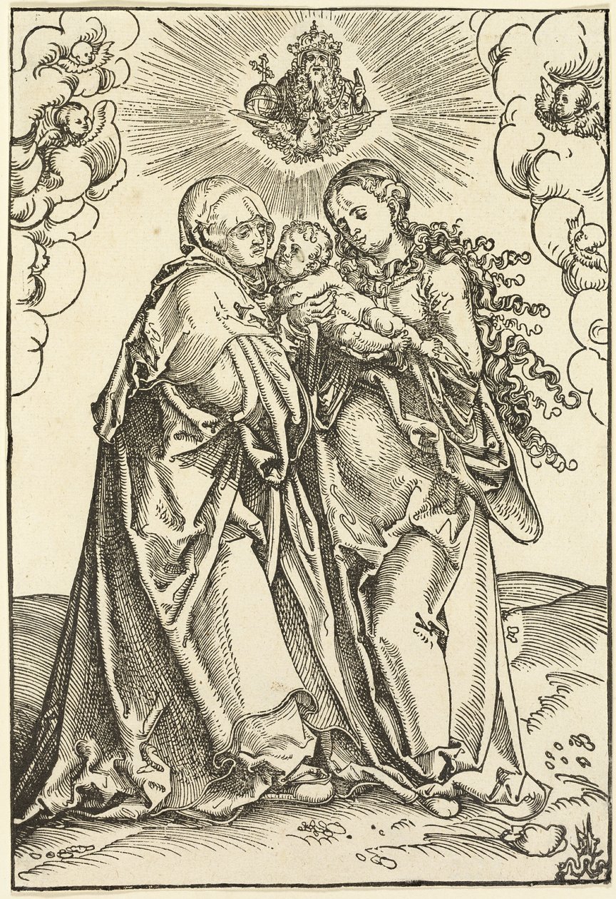 The Virgin and Child with Saint Anne by Lucas Cranach the Elder