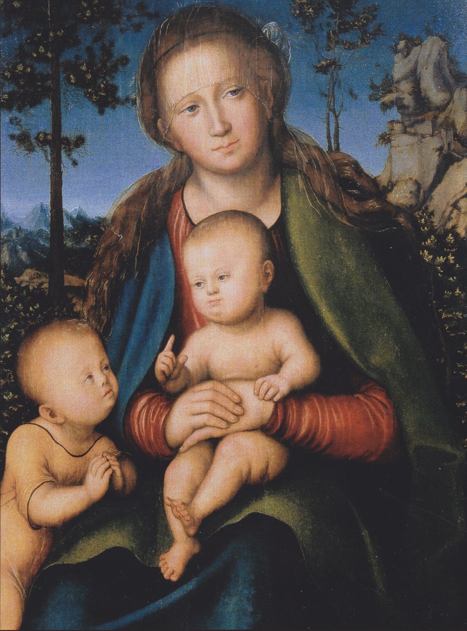 The Virgin and Child with the Infant St John by Lucas Cranach the Elder