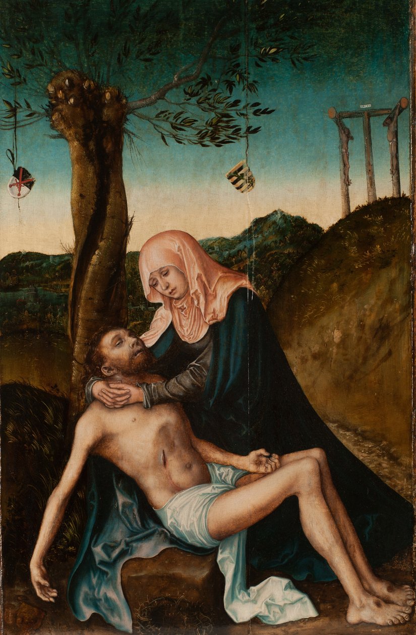 Pietà beneath the Cross by Lucas Cranach the Elder and workshop