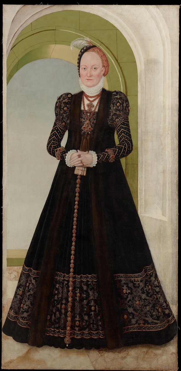 Anna of Denmark, Duchess of Saxony by Lucas Cranach the Younger