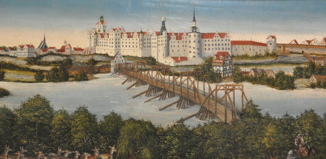 Stag Hunt of the Elector Johann Friedrich (detail) by Lucas Cranach the Younger