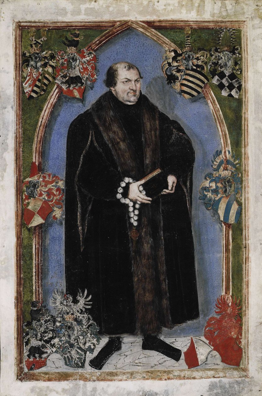 Portrait of George III, Prince of Anhalt-Dessau by Lucas Cranach the Younger