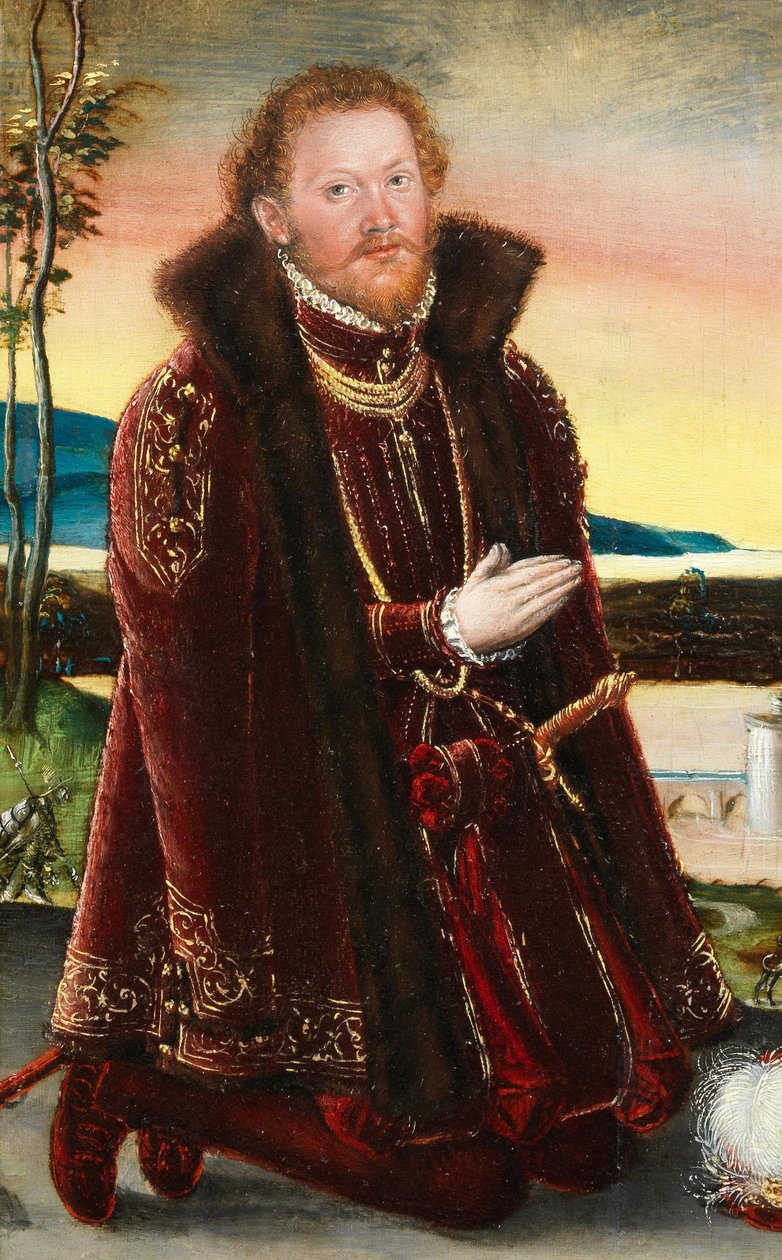 Portrait of Prince Joachim Ernst von Anhalt by Lucas Cranach the Younger