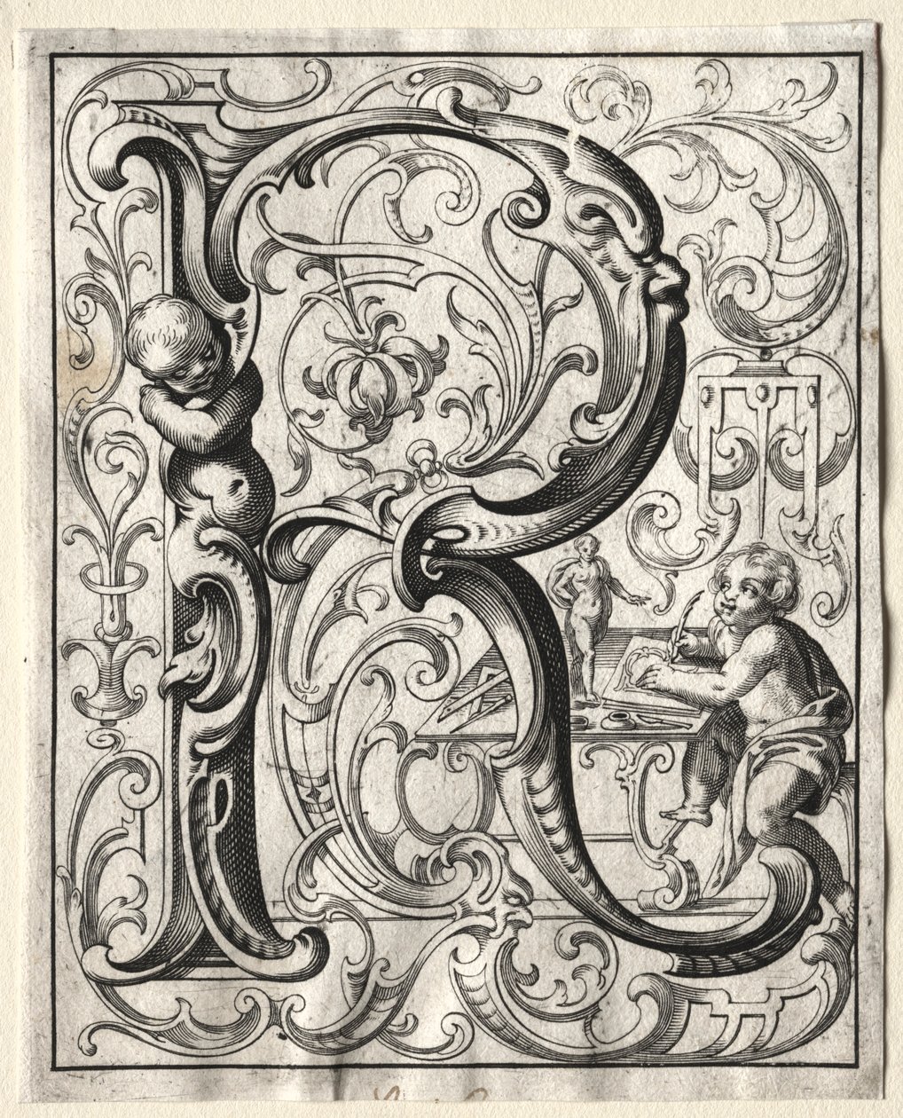 New ABC Booklet: R, 1627 by Lucas Kilian