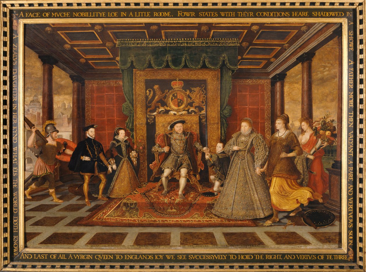 The Family of Henry VIII: An Allegory of the Tudor Succession, 1572 by Lucas de Heere