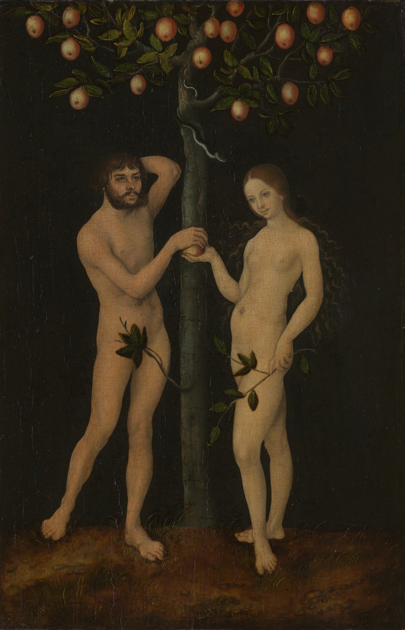Adam and Eve by Lucas the Elder Cranach