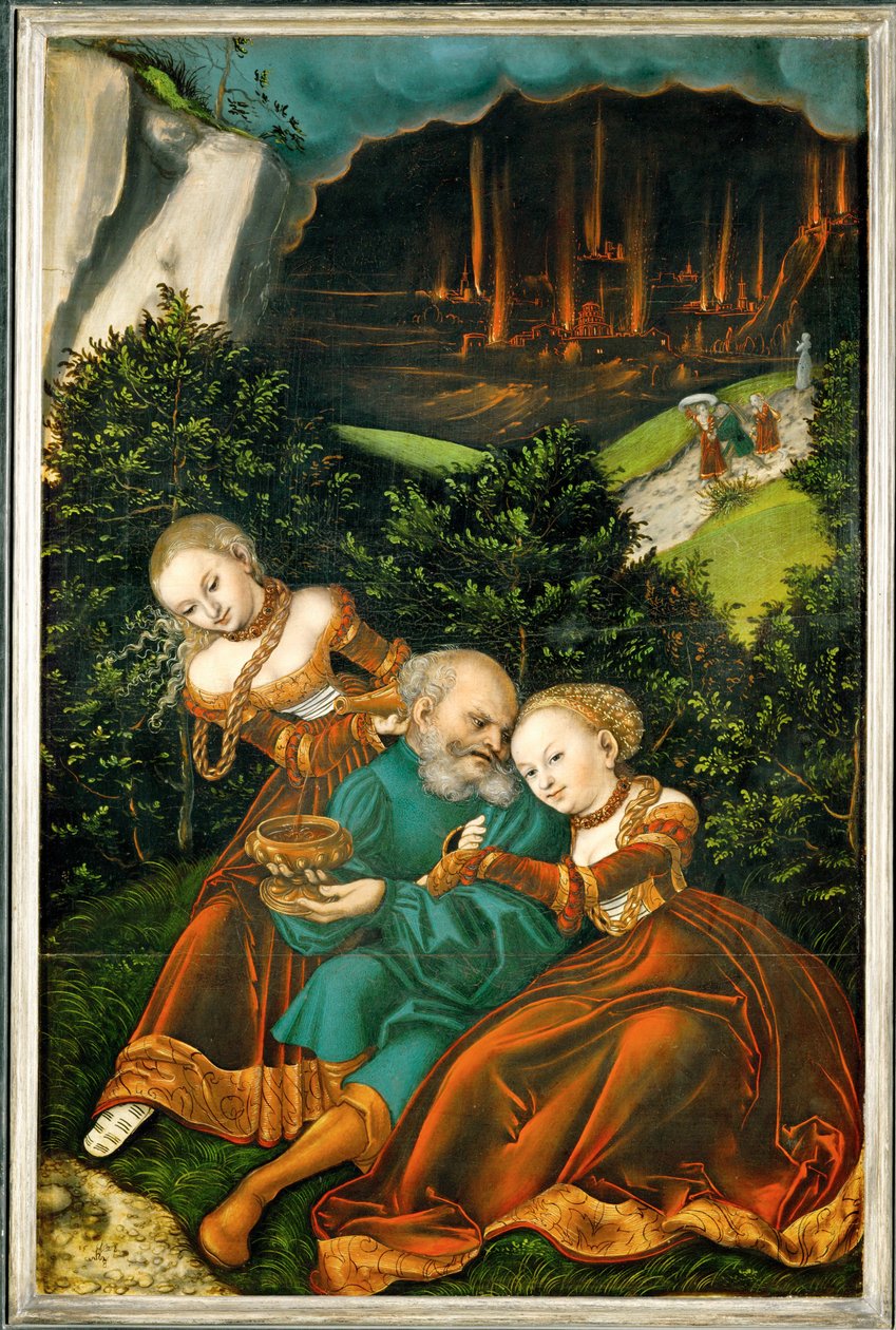 Lot and His Daughters by Lucas the Elder Cranach