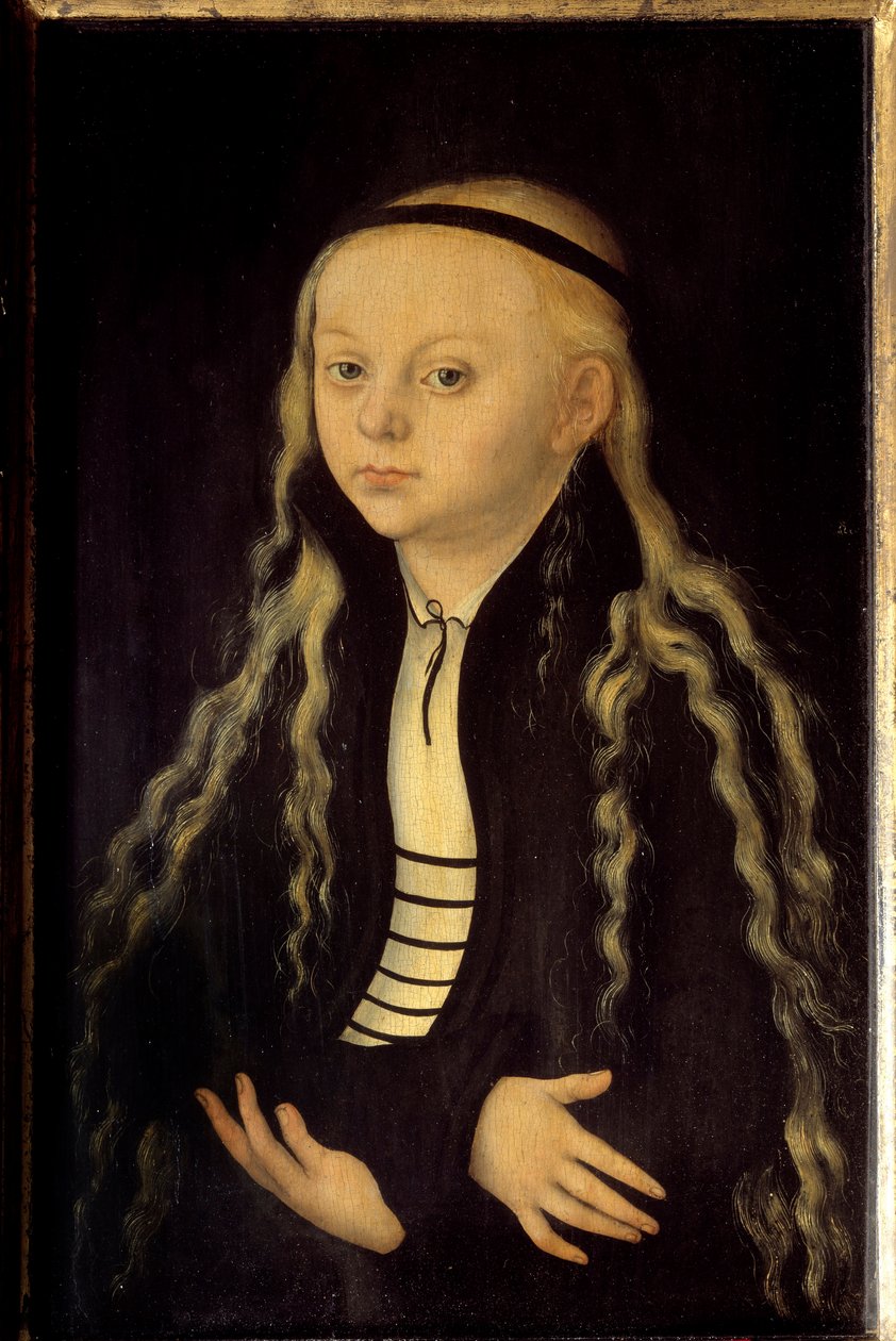 Portrait of Magdalena Luther, Daughter of Martin Luther by Lucas the Elder Cranach