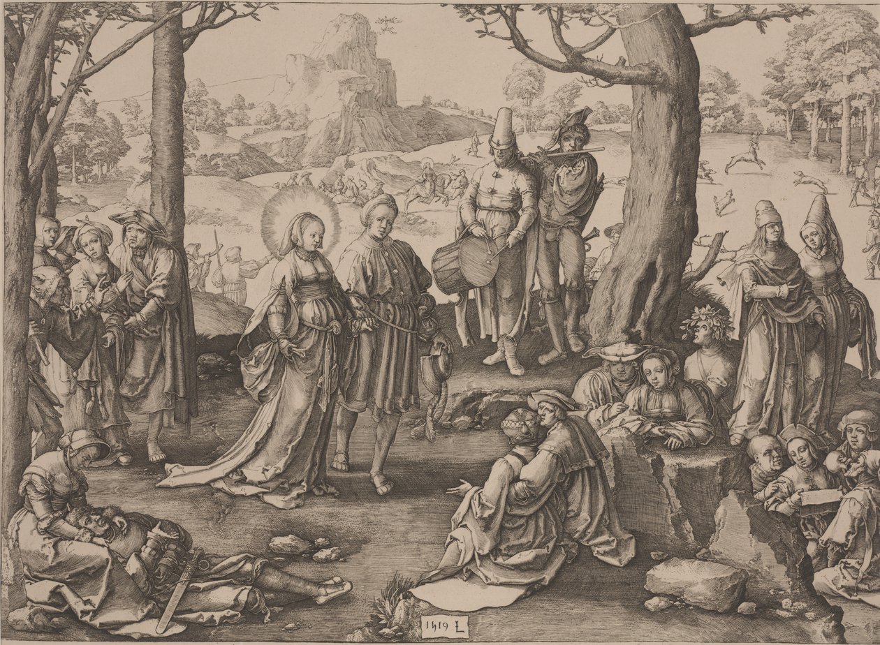 Dance of the Magdalene by Lucas van Leyden